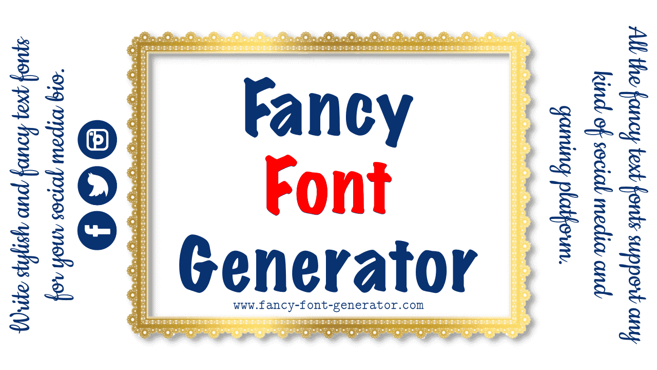 Fancy Text Generator ✨ Font Generator 😎 Copy and Paste